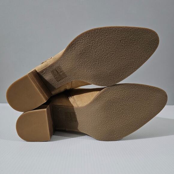 NEW Jack Rogers Timber Ankle Bootie 9.5 Sand Suede Tassel Western Fall Boho - Picture 11 of 13